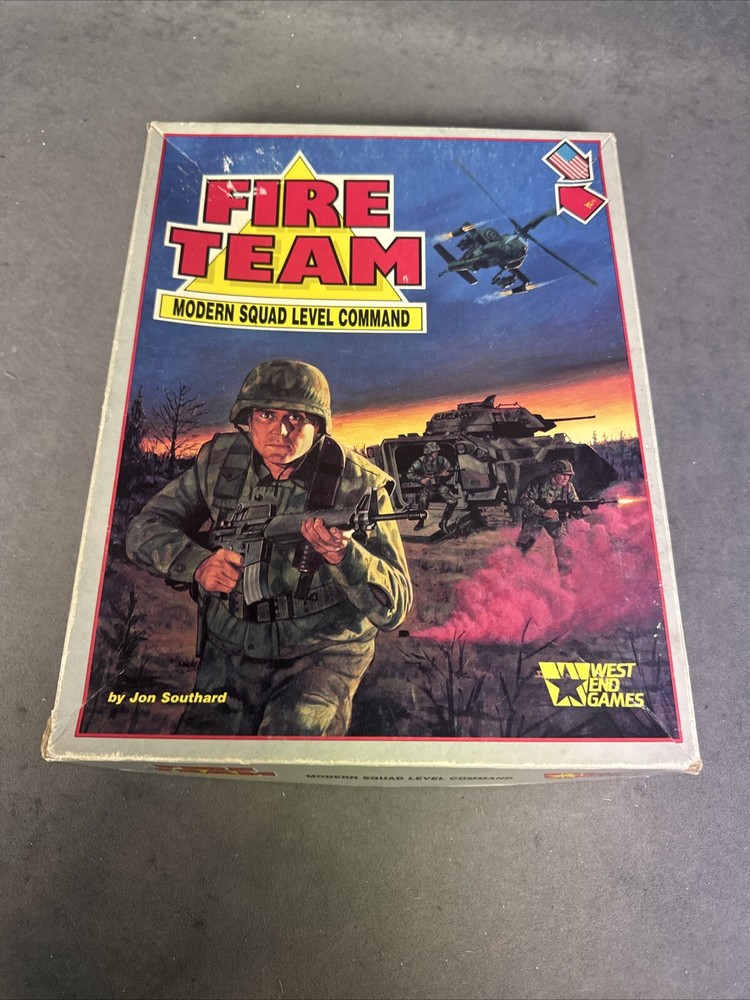 West End Games Fire Team Modern Squad Level Command 99% Complete 10210 READ*