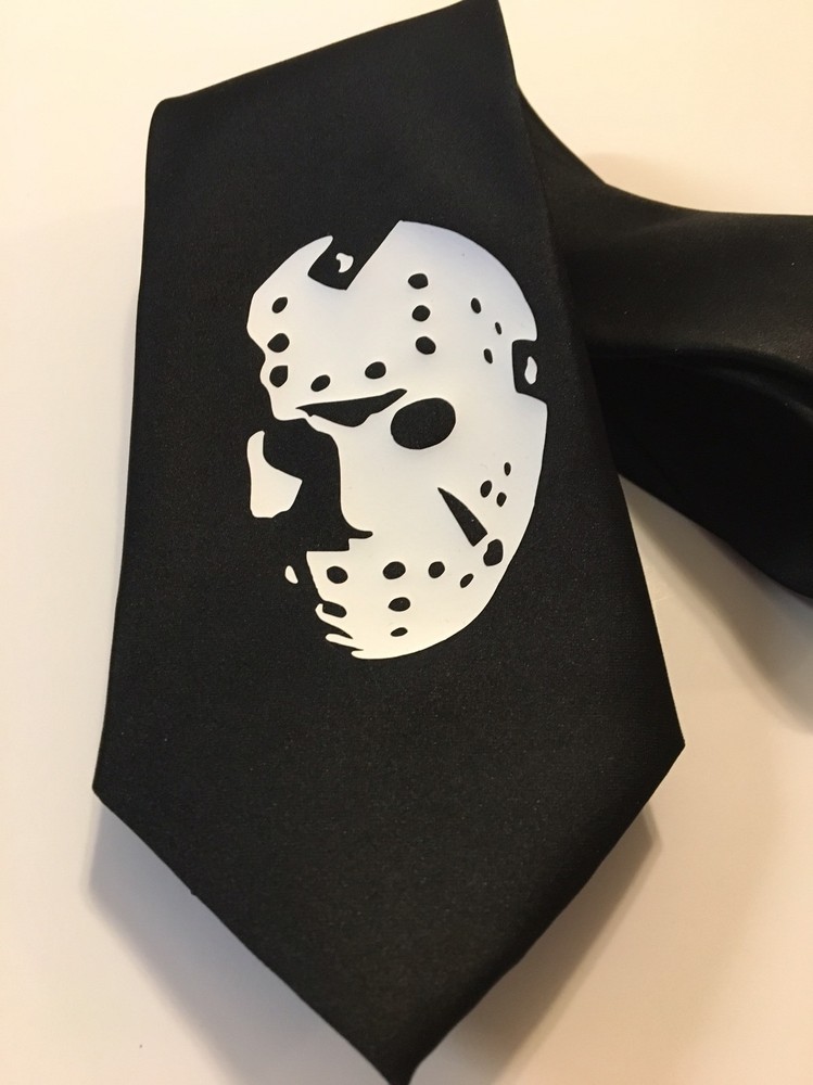Friday Scary Mask Neckties