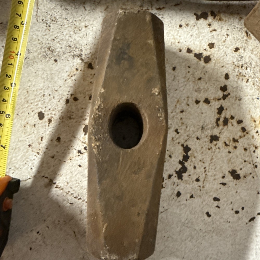 Hubbard Nevada Pattern Long Striking Sledge 8lb Hammer Head Antique