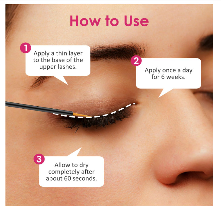 Eyelash Growth Serum with Biotin & Advanced Peptides Complex Lash Serum for E...