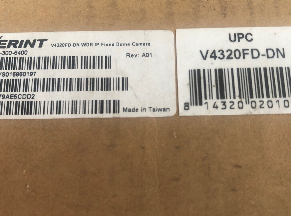 Verint V4320FDW-DN