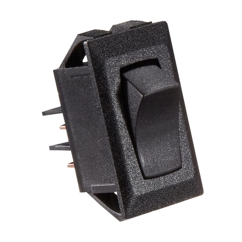 Black 10A SPST On Off Rocker Switch for Lighting Water Heater Water Pump Control