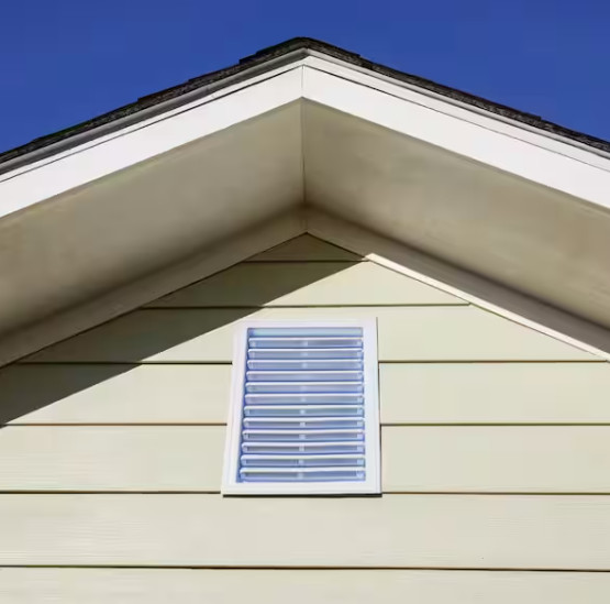 White Plastic Wall Louver Vent Intake Exhaust Gable Vent Multiple Sizes