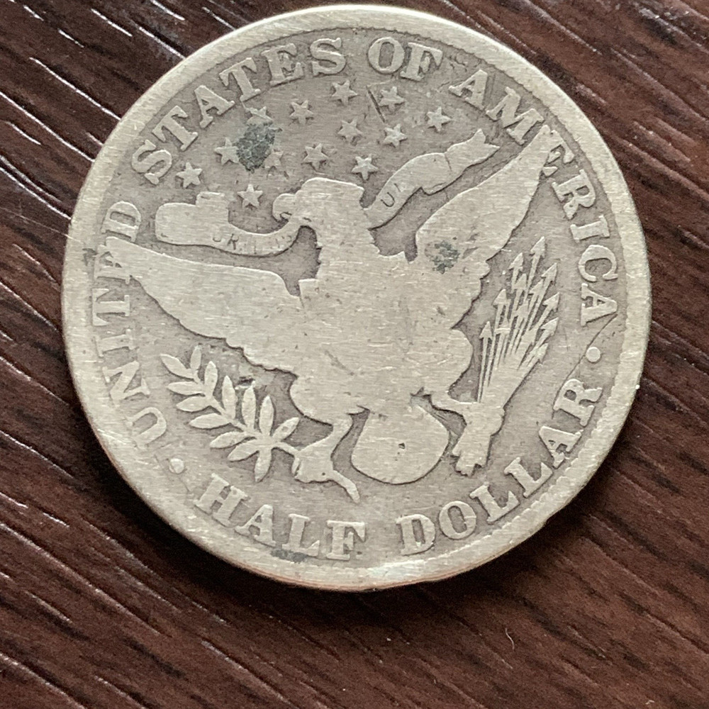 1906 Barber Silver Half Dollar Full Date Coin!