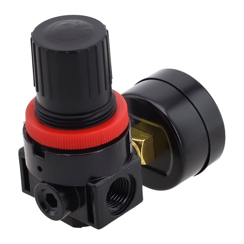 Adjustable Air Compressor Regulator with 1/4 NPT for DIY Projects