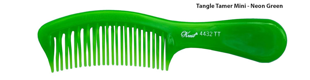 Teal Tangle Tamer Curved Tooth Comb