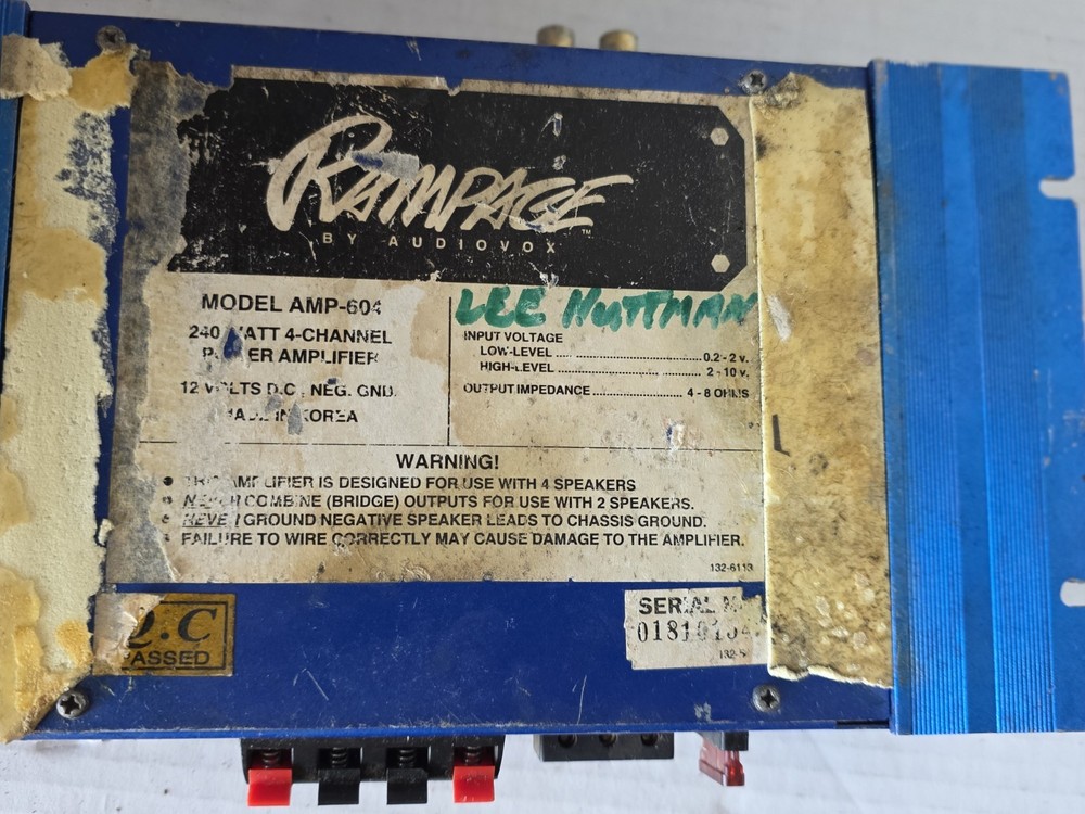 Amplifier Lot Untested