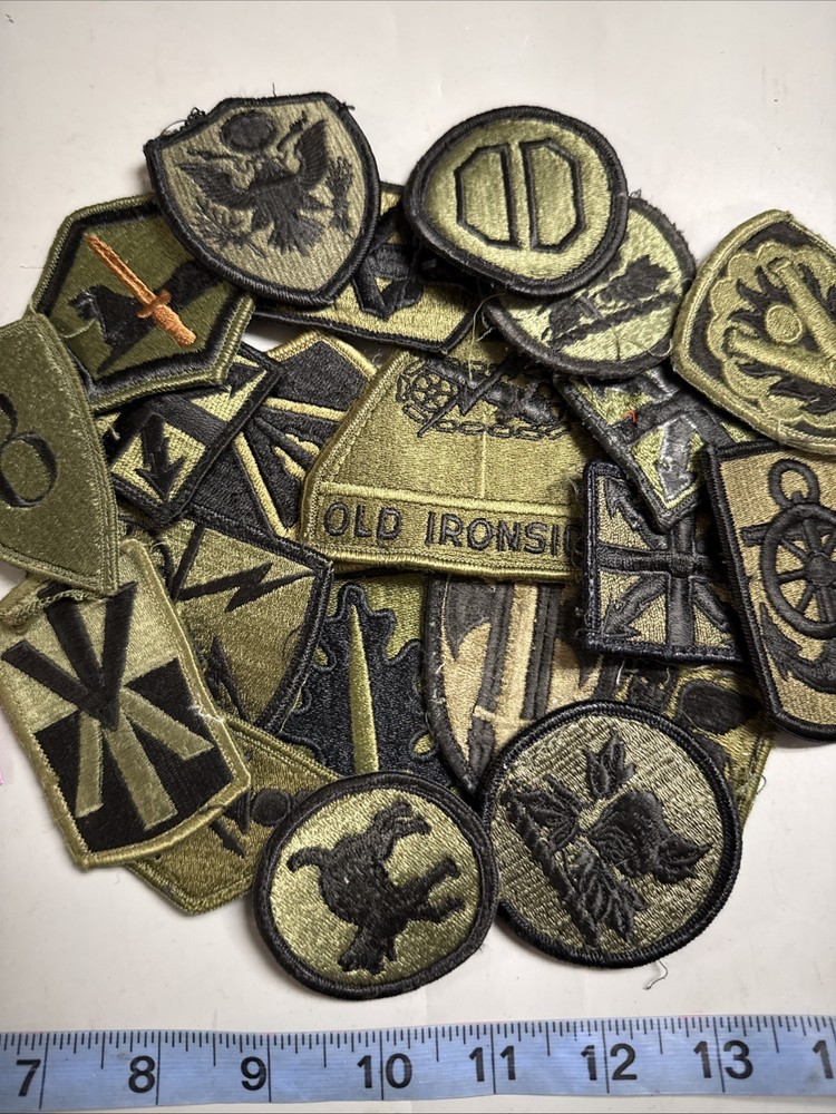 Cold War US Olive Drab Patch 21 Pieces P121