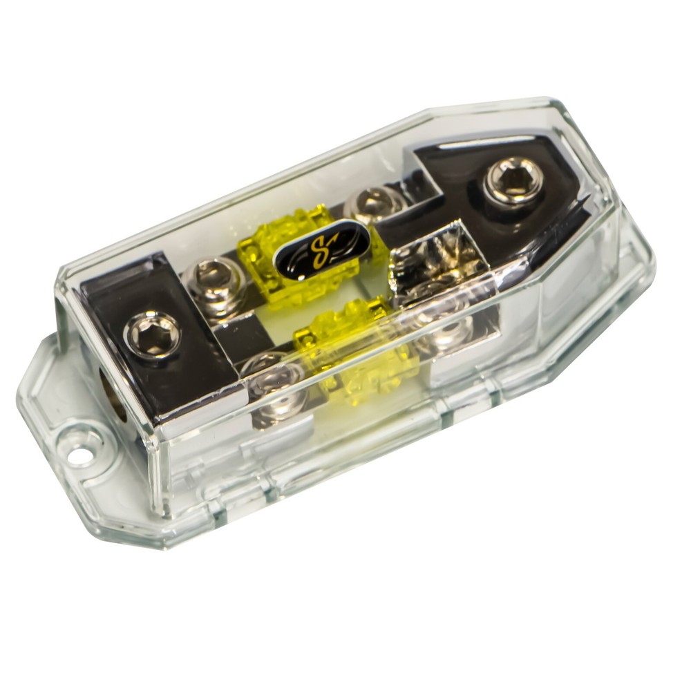 Stinger SHD822 MIDI Distribution Block Double Fused Multi Gauge 1-Input/1-Output