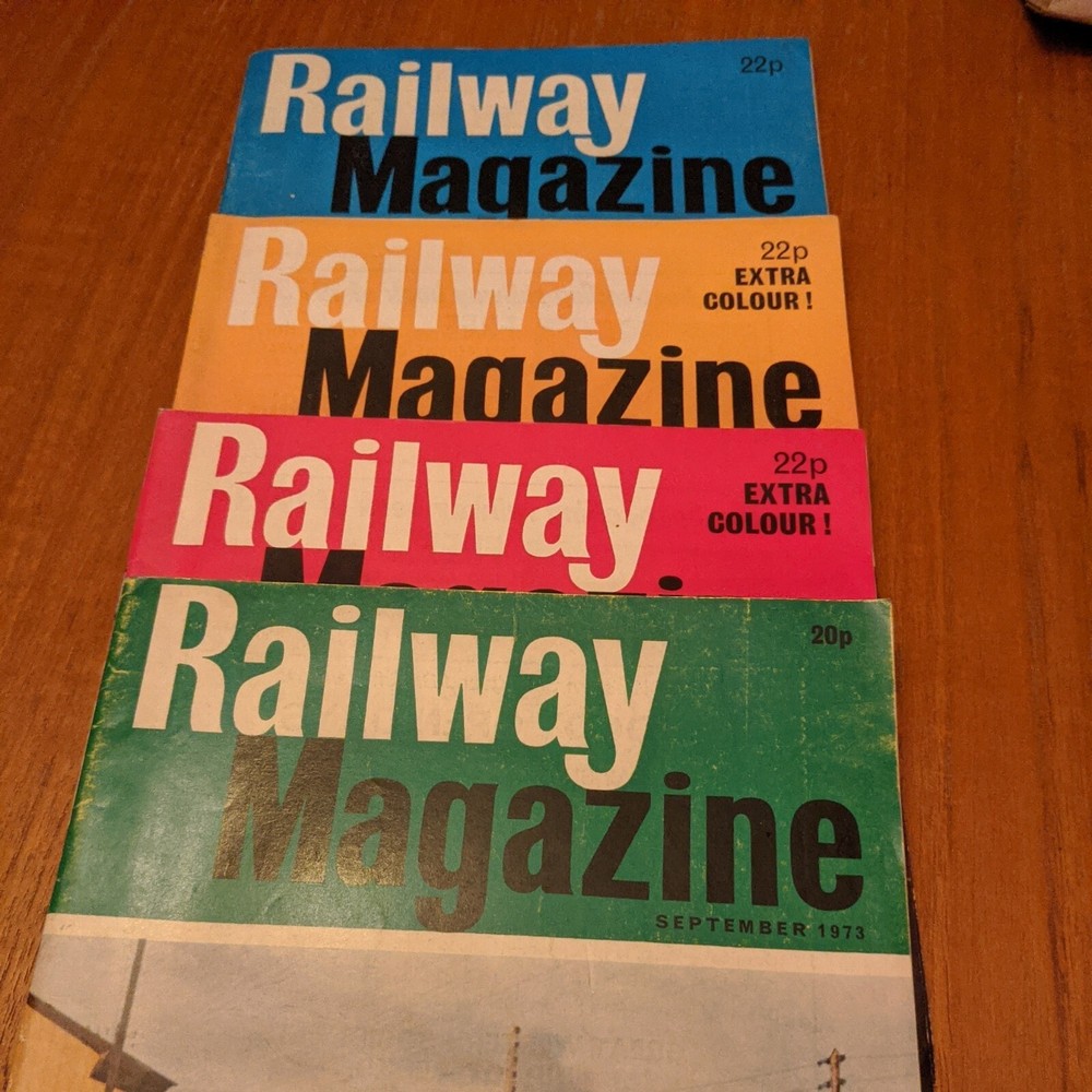 1973 Railway Magazines - 4 Copies