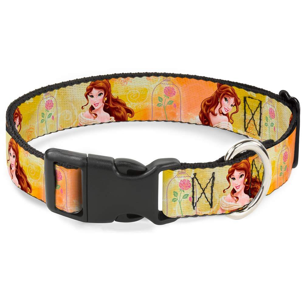 Plastic Clip Collar - Belle Poses/Enchanted Rose/Story Script Yellow/Pinks - ...