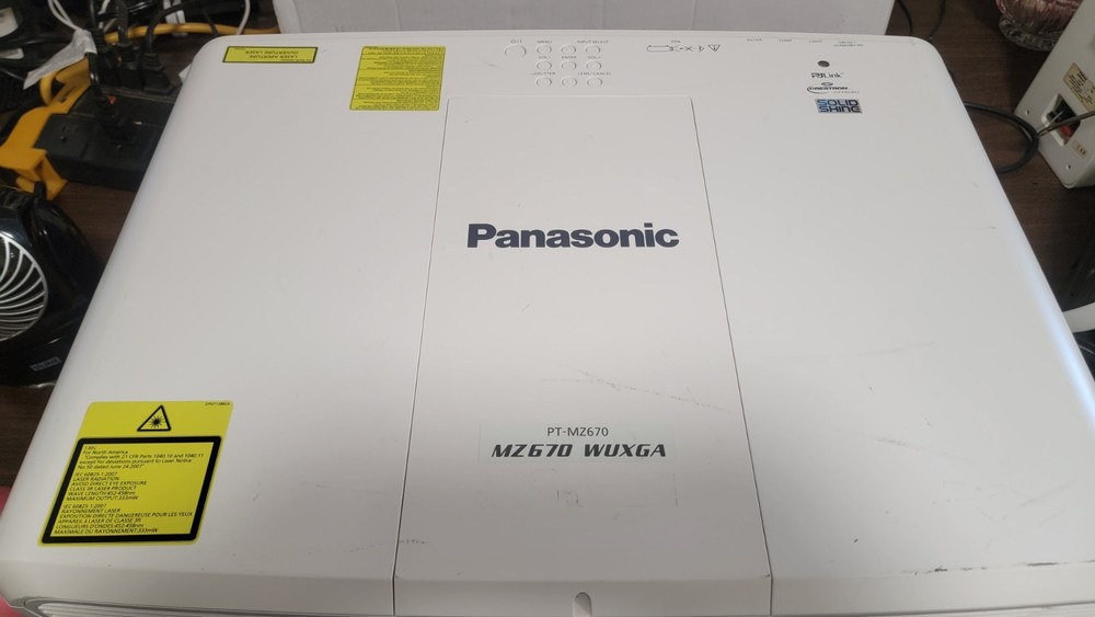 Panasonic PT-MZ670 LCD Projector 5,413 Hours
