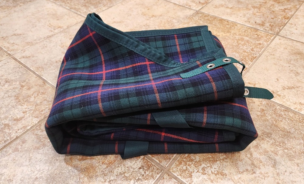 Baker NEW stable blanket show cooler green plaid 69" / 70"