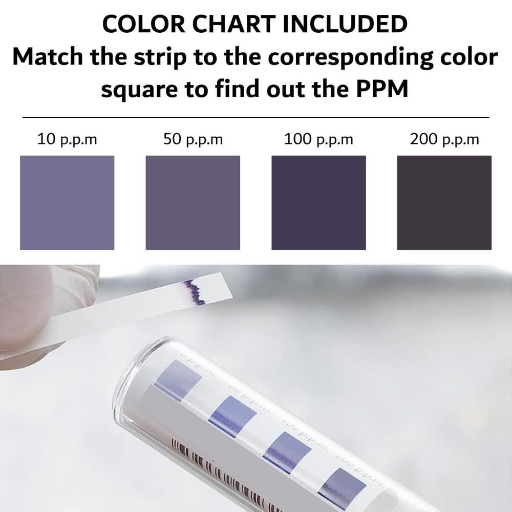 400 Precise Bleach Test Strips - Easy Use Sanitizer Solution for Restaurants