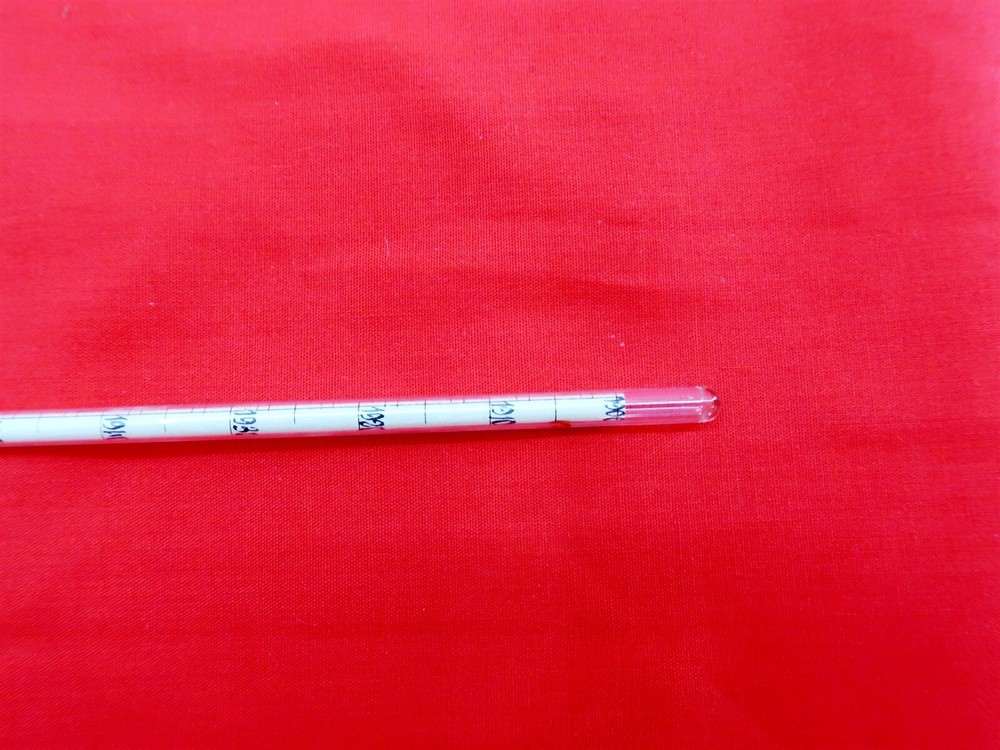 Vintage DENSIMETRF Specific Gravity Scale 1900 - 2000 Hydrometer 12.5" Long