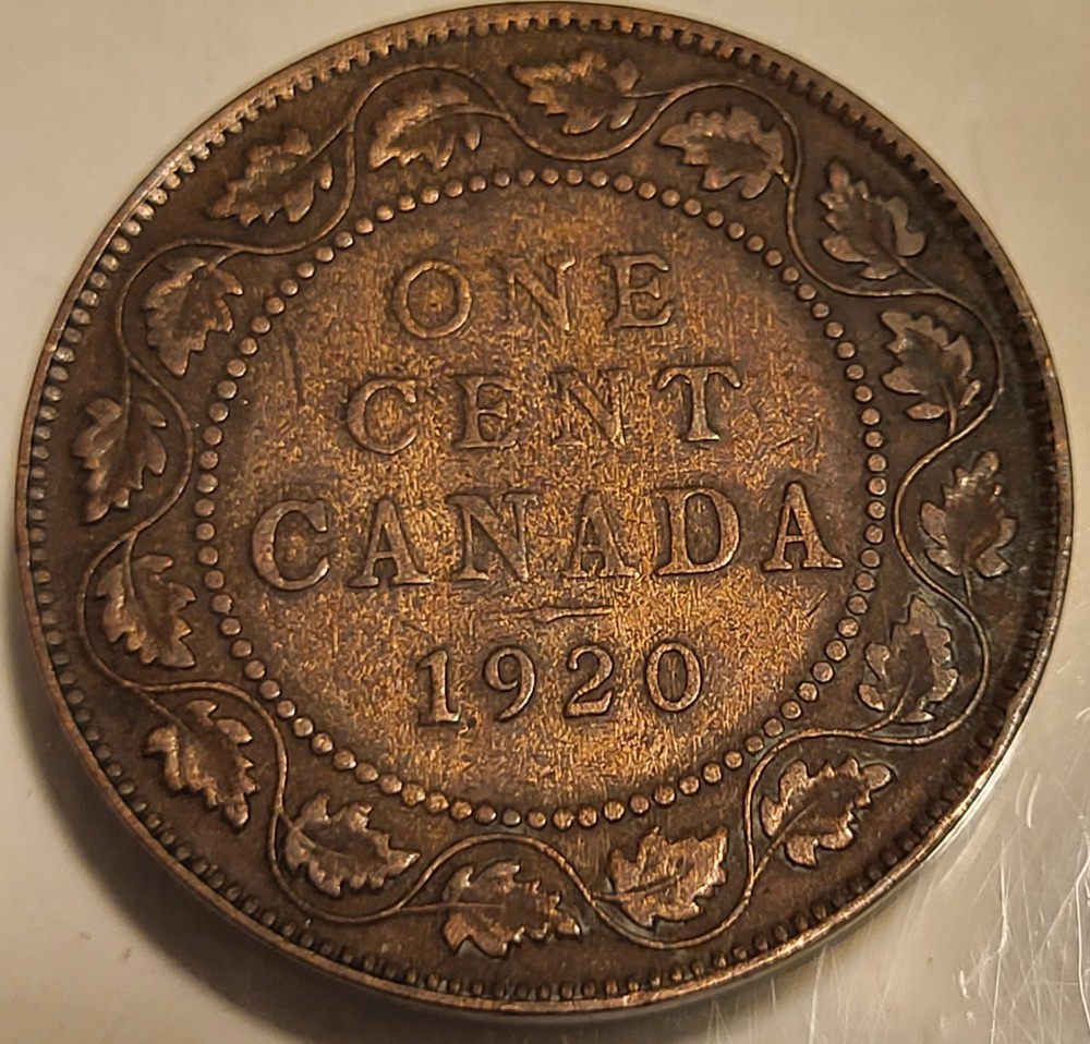 1920 Canada 1c One Cent Penny NICE COIN!