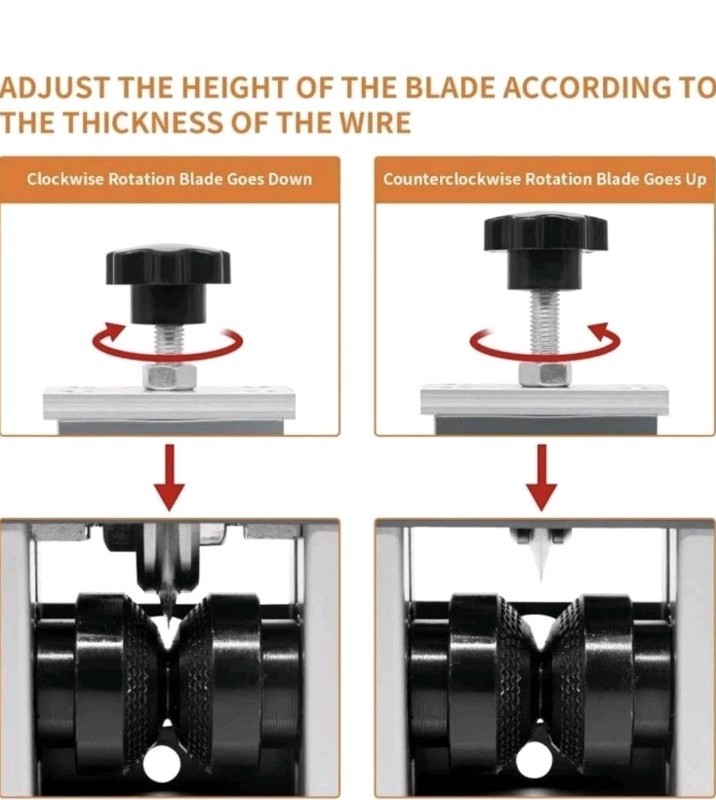 SENDUO Automatic Wire Stripper Machine 0.04-0.79inch Diameter Scrap Cable