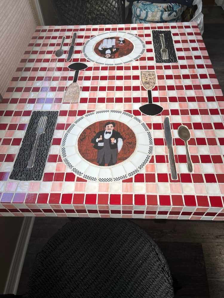 Custom Made Table and Chairs Set of 2