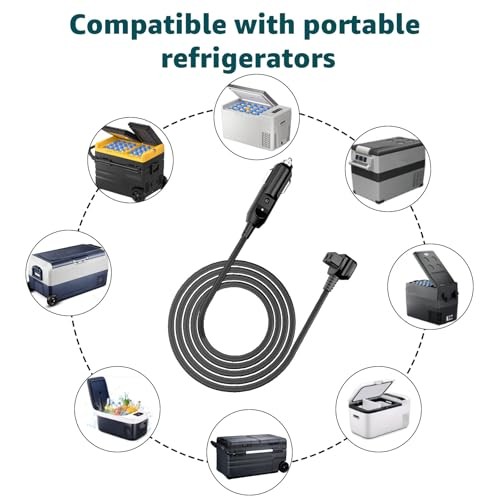 DC Power Cord Compatible with alpicool, Bodega, euhomy, bougeRV, ARB, DC Only