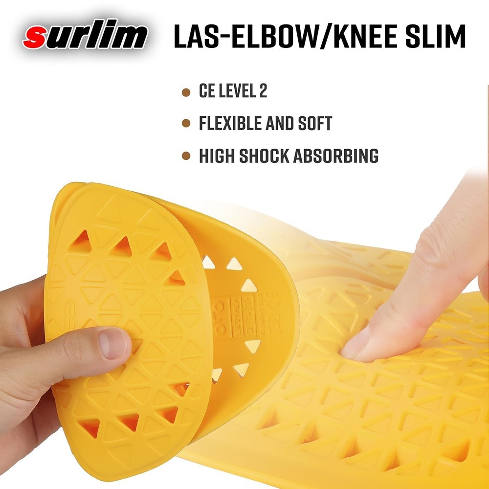 Surlim Motorcycle Armor Insert Pads CE Level 2 Motorcycle Protector CE Armor ...