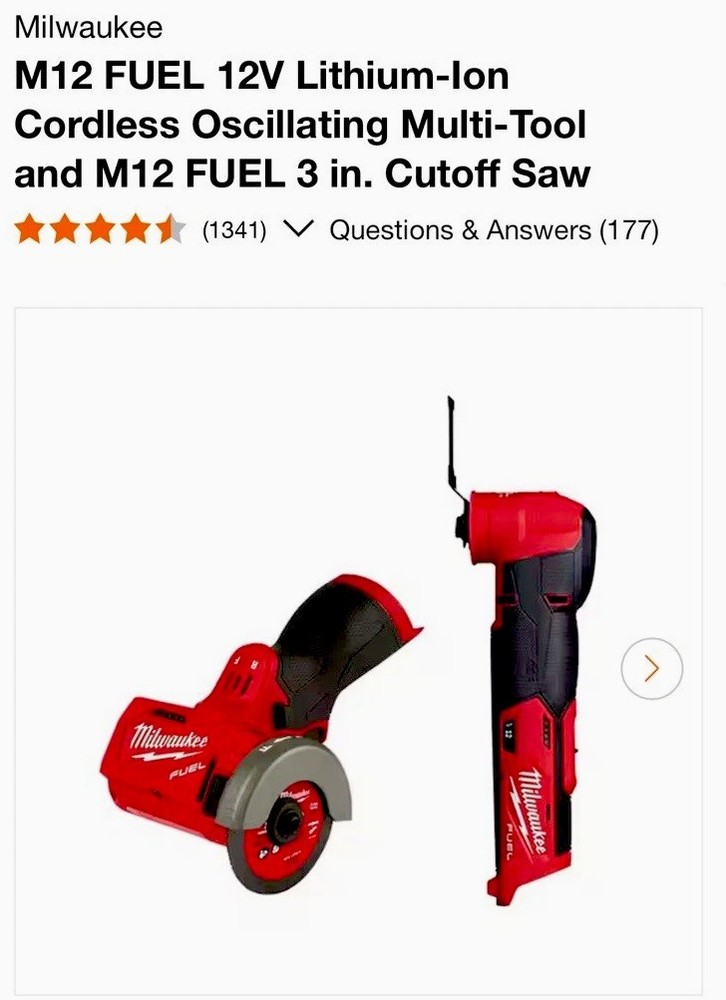 MILWAUKEE M12 2 TOOLS FUEL tool + accessories