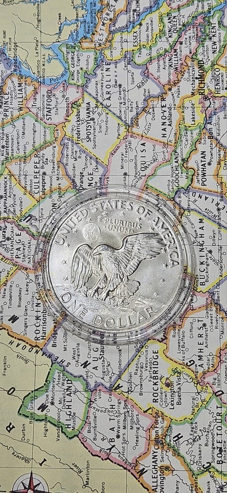 MS 1974-S Eisenhower Dollar 40% SILVER