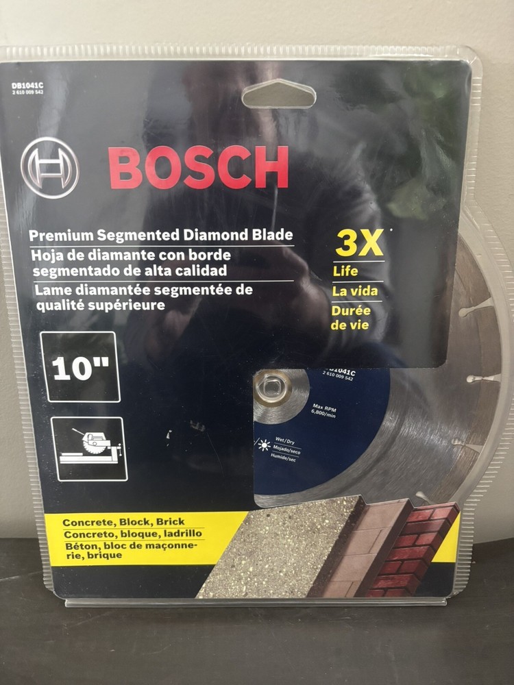 Bosch 10 in. Premium Segmented Diamond Blade 3X Life