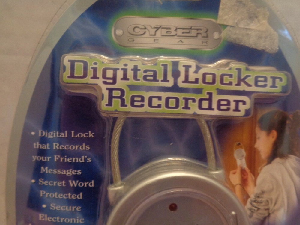 CYBER DIGITAL LOCKER RECORDER LOCK THAT CAN RECORD MESSAGES SECURE LOCK
