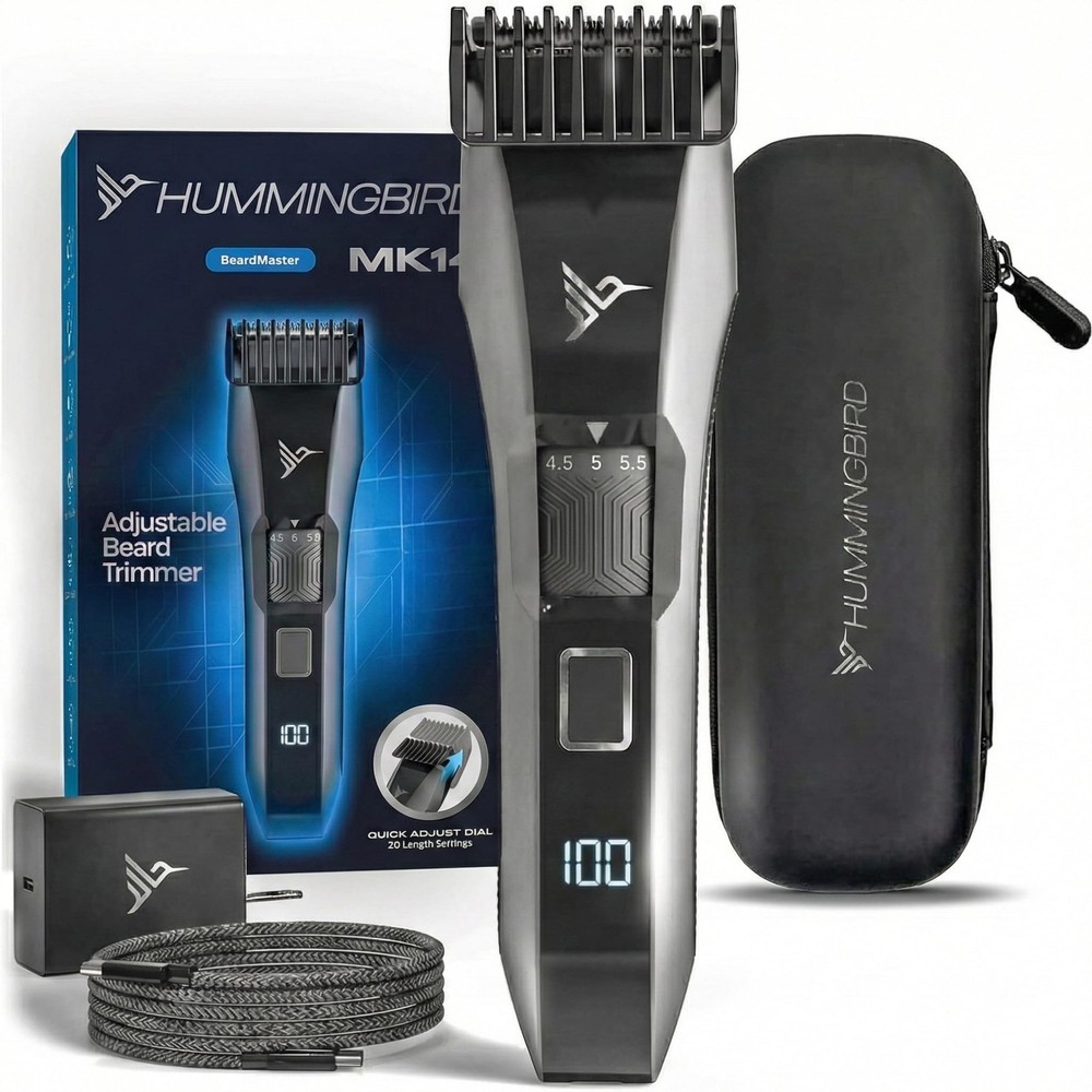 MK14 BeardMaster – Premium Beard Trimmer for Men, Precision Dial, Adjustable ...