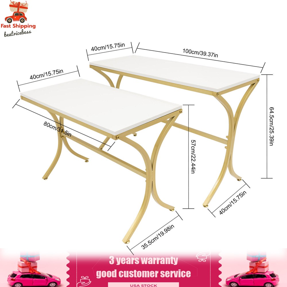 2pcs Handbag Display Stands Riser Shelf Storage Table Modern Nesting Tables hot