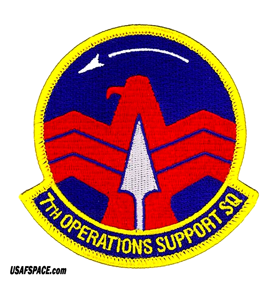 USAF 7th OPERATIONS SUPPORT SQ -7 OSS- B-1 BOMBER -Dyess AFB, TX- VEL PATCH