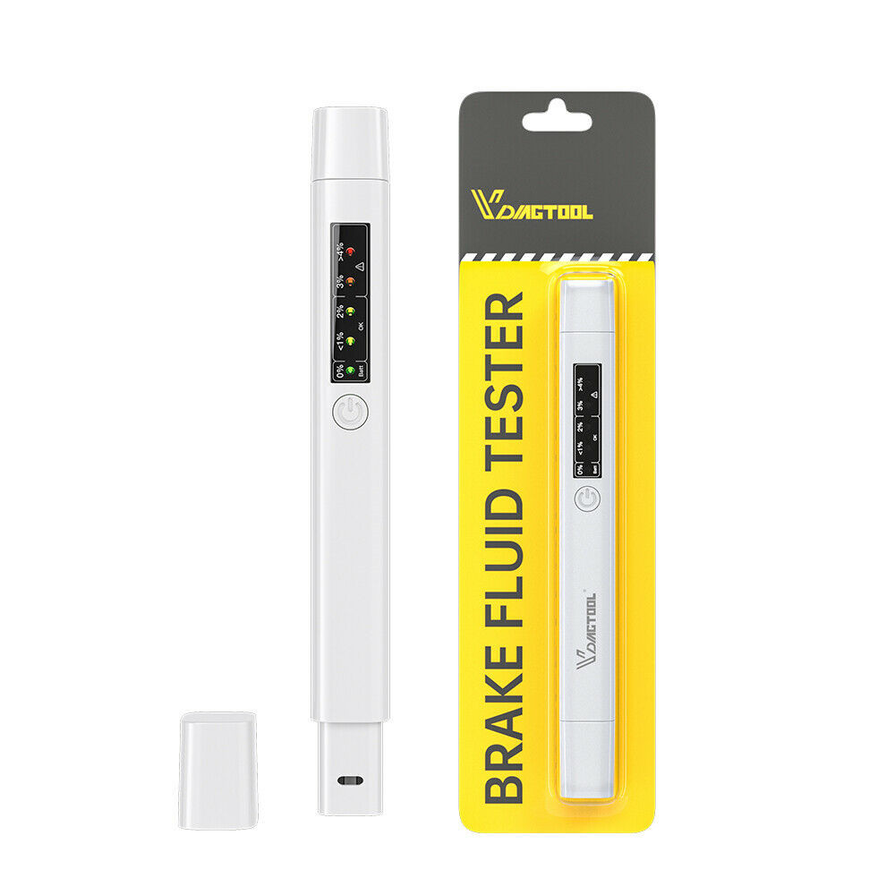 Brake Fluid Tester Cars LED Indicator Auto Oil Testing Tool for DOT3/DOT4/DOT5