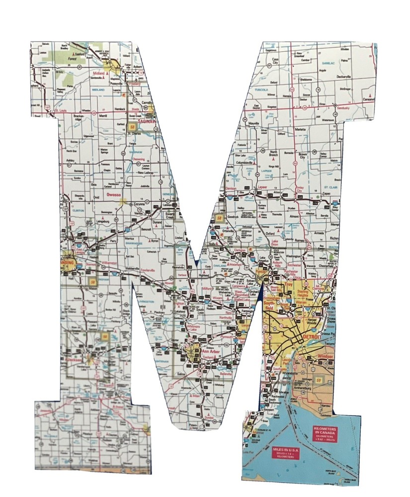 Michigan Mascot Map