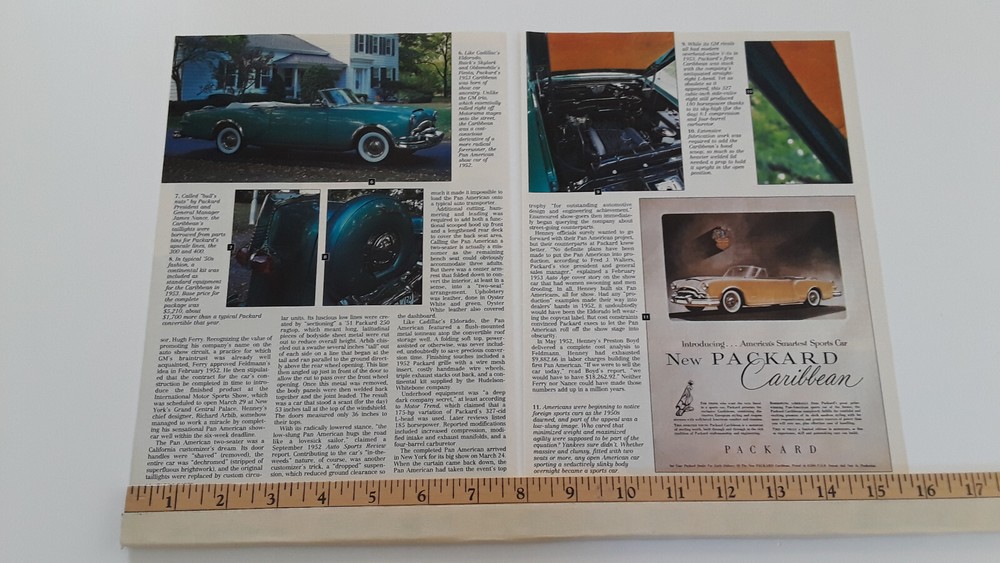 1953 PACKARD CARIBBEAN ORIGINAL 2001 ARTICLE