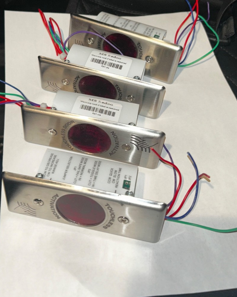 MS Sedco touchless activation switch