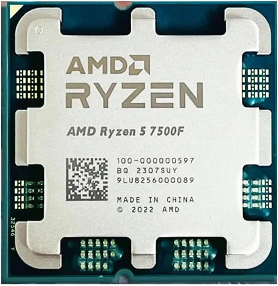 (New) AMD Ryzen 5 7400F 6-Core 12-Thread Socket AM5 CPU Processor OEM