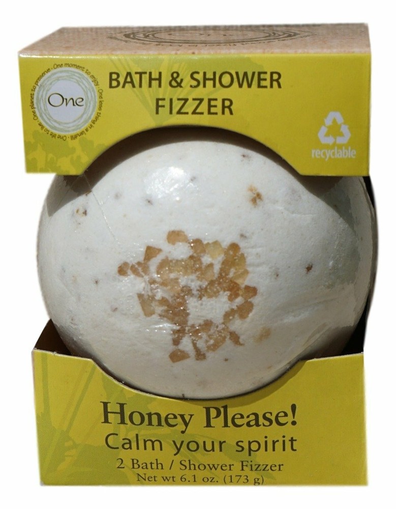 Bath Bomb and Fizzer (3 Pack) (Honey)