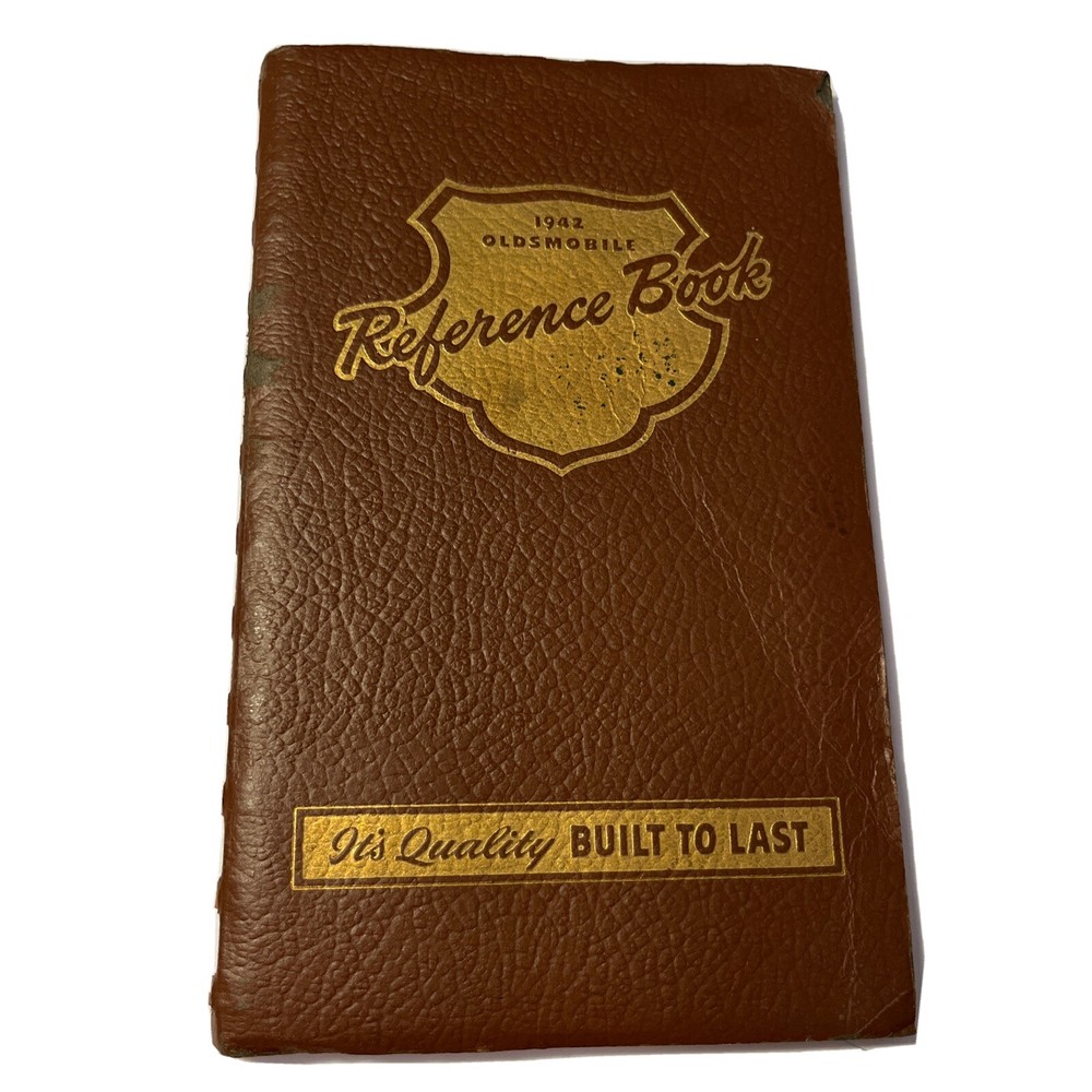 1942 Oldsmobile Reference Facts Sales Automotive Brochure Book Rocket Engine