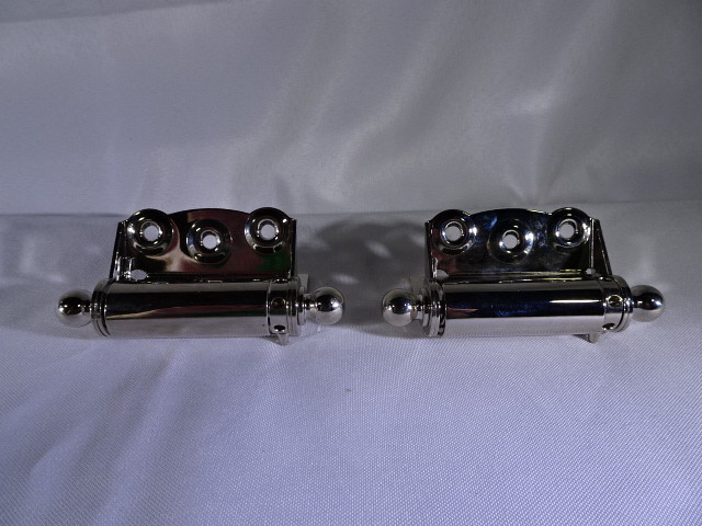 IDHBA Professional Grade Quality Bright Nickel Spring Screen Door Hinges TF