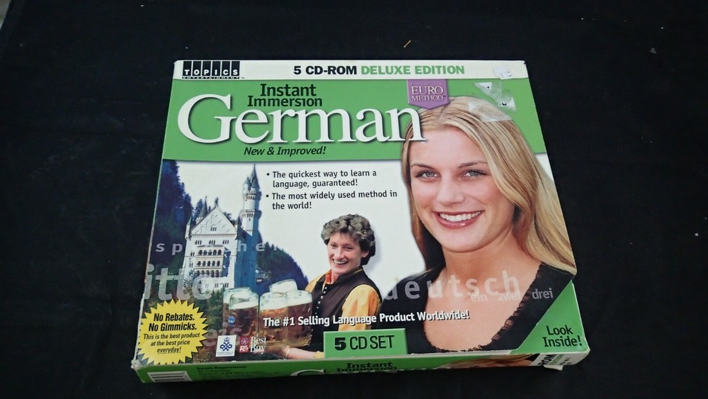 Topics Learn German Deluxe Edition Instant Immersion Euro Method 5 CD Set