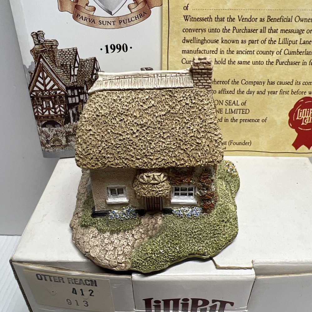 Lilliput Lane "Otter Reach" Cottage︱Includes Original Box & Documents