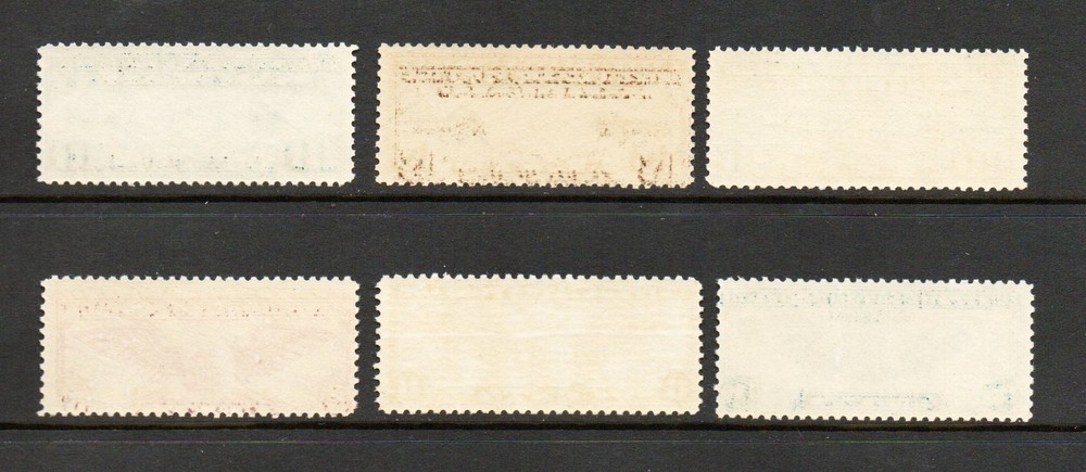 US Stamp #C7-C9, C12, C17 & C24....Mint MnH....CV $58