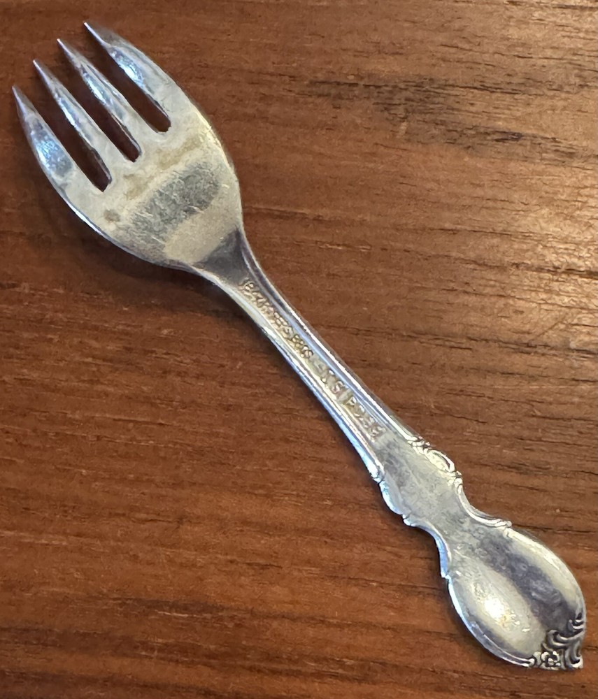 1847 Rogers Bros. Baby Fork Silverplate 4.25”
