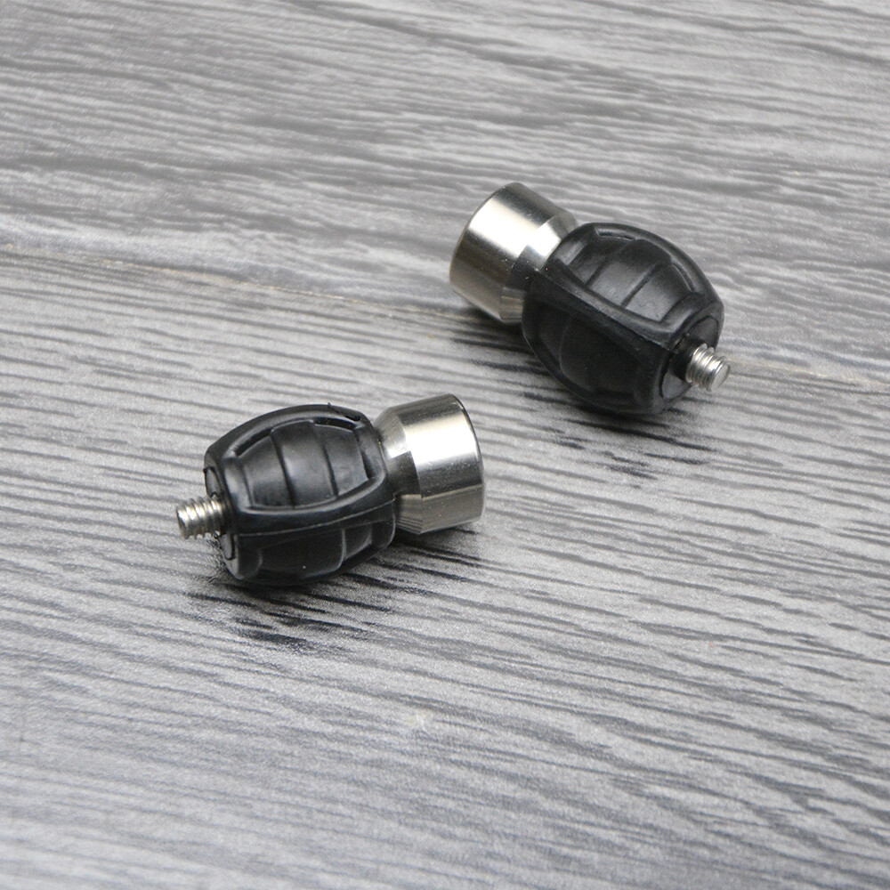 2pcs Archery Sight Stabilizer Ball Recurve Compound Bow Silencer Rubber Damper
