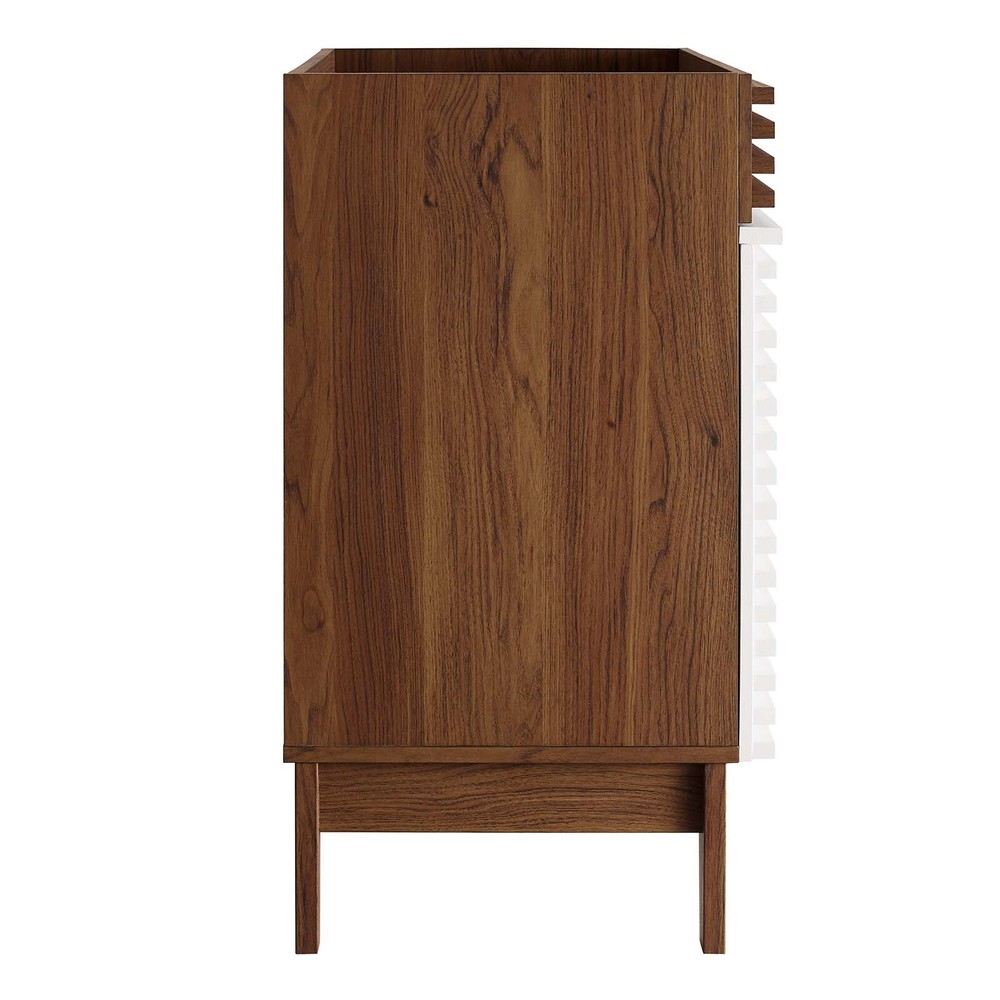 Modway Render 30" Bathroom Vanity in White Walnut - Sink Basin Not Included