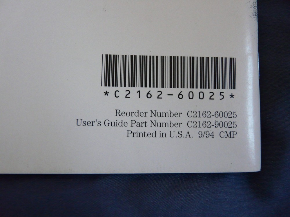 HP Deskjet 540 Printer User's Guide