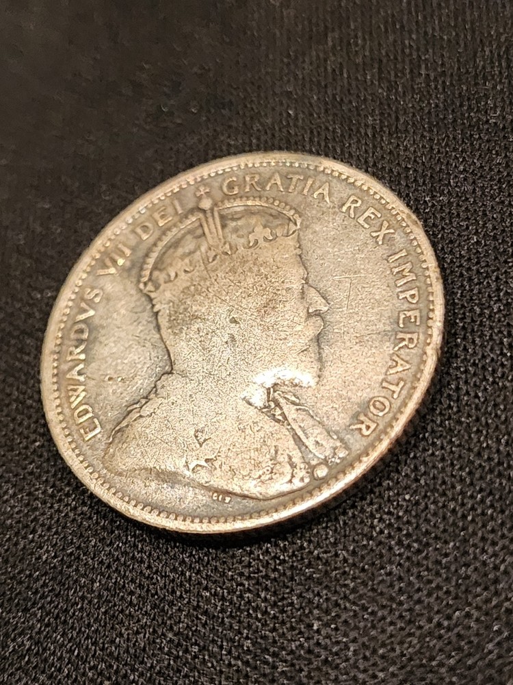 1903 Canada 25 Cents Silver Coin