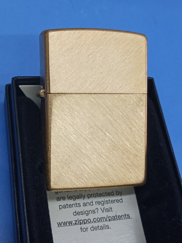 Zippo Herringbone Sweep Brass 29830