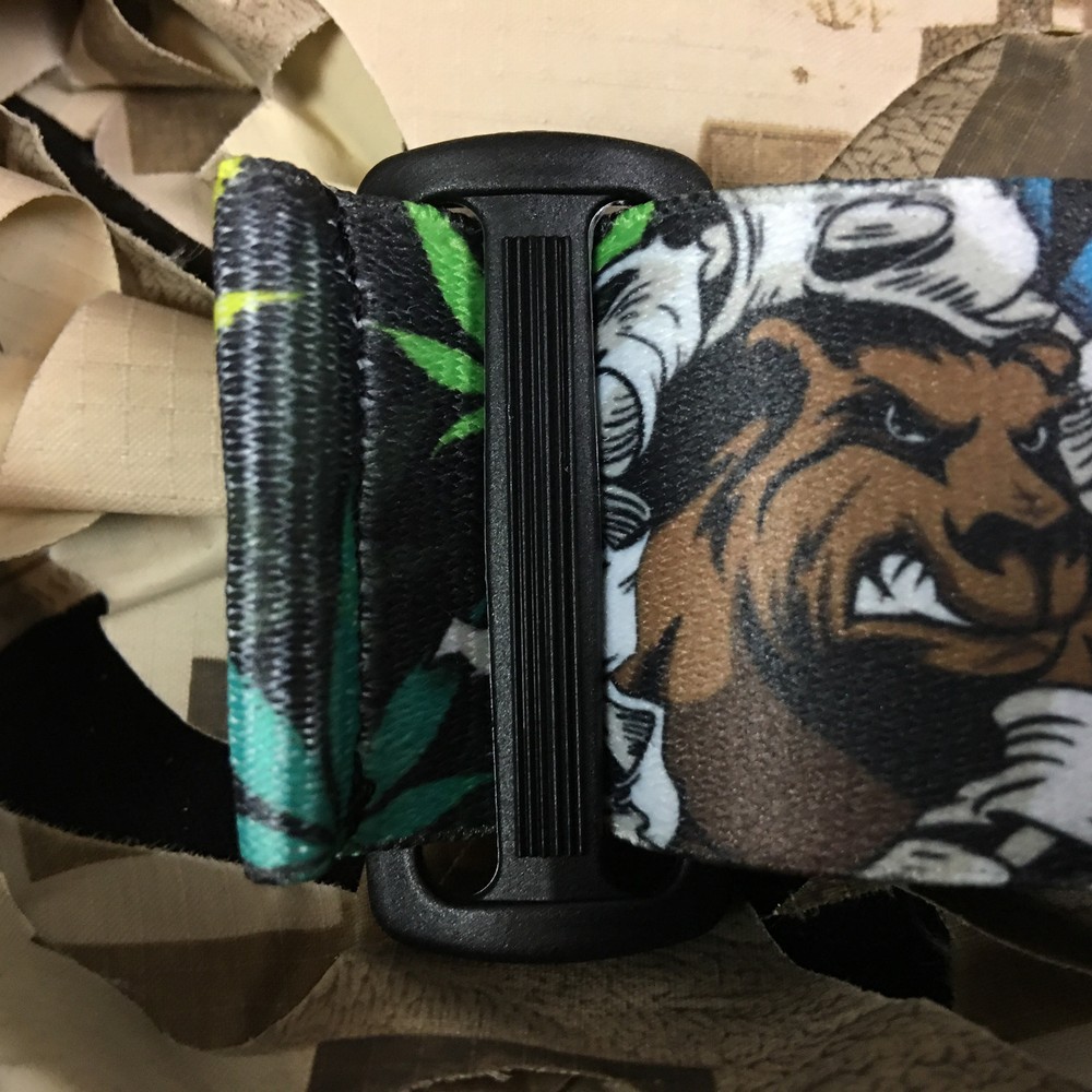 NEW KM Paintball Universal Mask Goggle Strap - CA Pot Bear