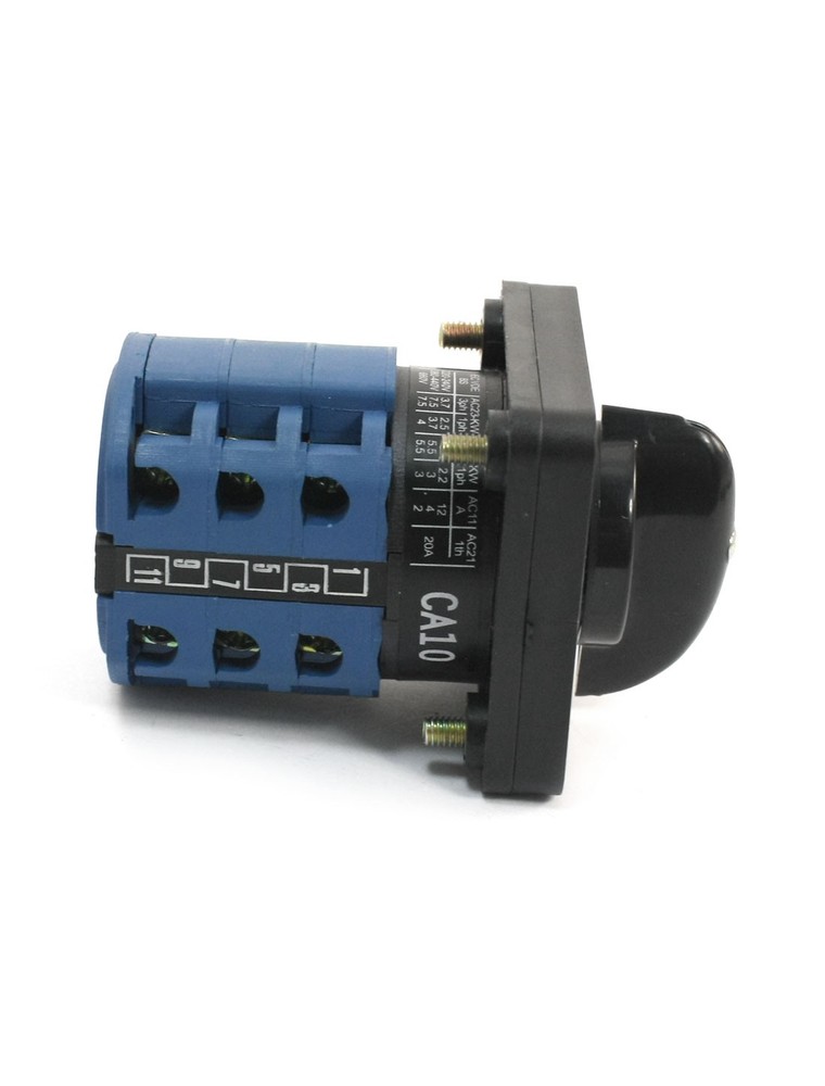 Panel Mounting 3-Position 3-Phase Universal Rotary Cam Changeover Switch CA10